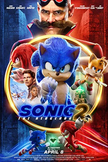 Постер фильма «Соник 2 в кино» (2022)