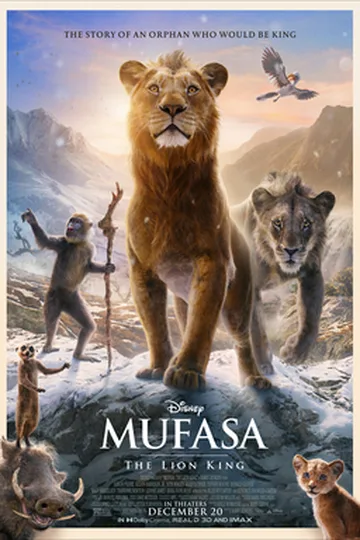 Постер фильма «Муфаса: Король Лев» (2024)