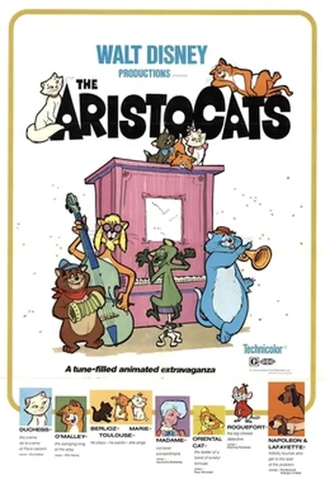 Постер фильма «Коты-аристократы» (1970)