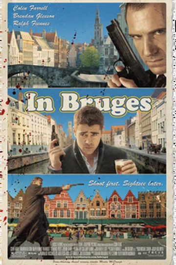 Постер фильма «Залечь на дно в Брюгге» (2008)