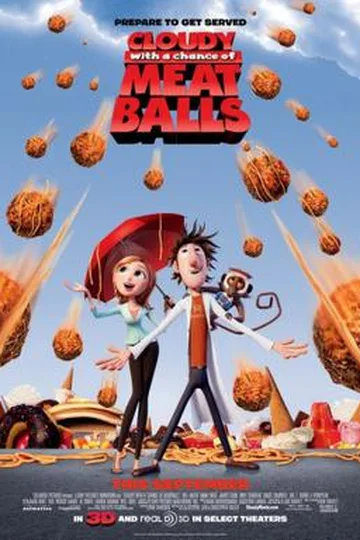 Постер фильма «Облачно, возможны осадки в виде фрикаделек» (2009)