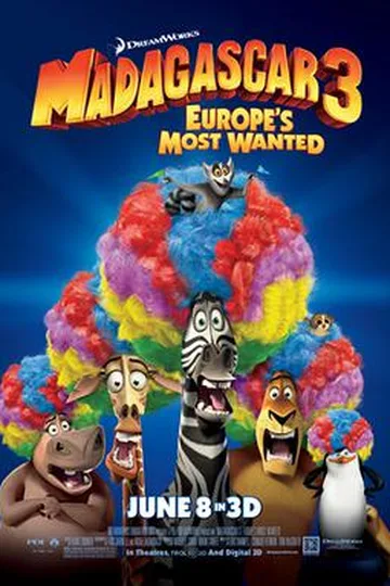 Постер фильма «Мадагаскар 3» (2012)