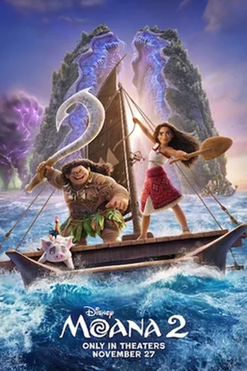 Постер фильма «Моана 2» (2024)