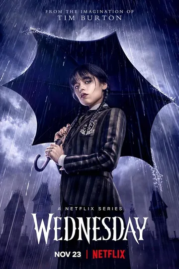 Постер сериала «Уэнсдэй» (2022)