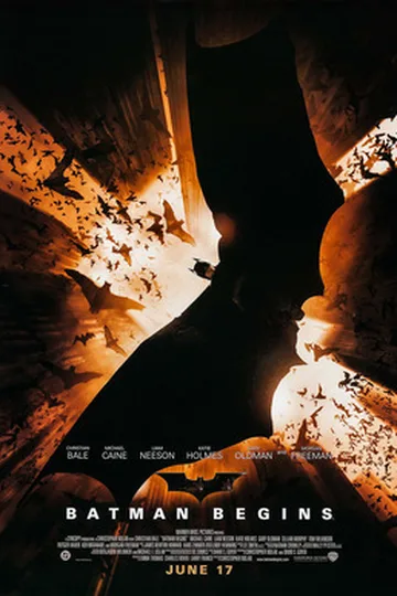 Постер фильма «Бэтмен: Начало» (2005)