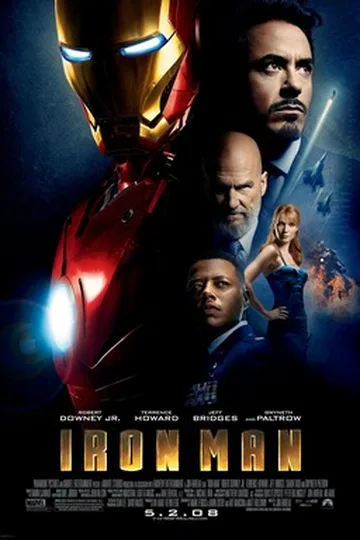 Постер фильма «Железный человек» (2008)