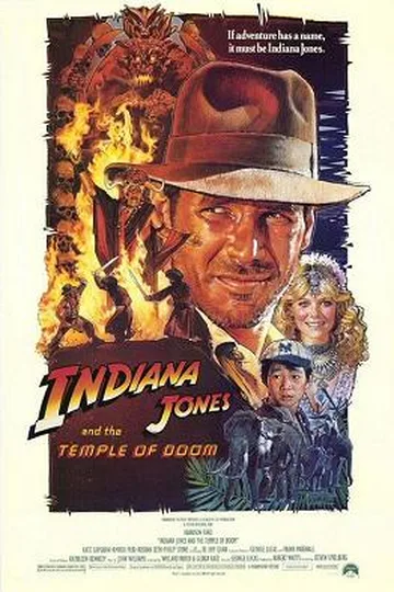 Постер фильма «Индиана Джонс и Храм судьбы» (1984)
