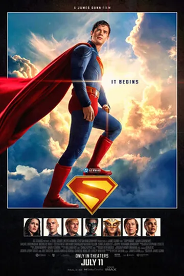 Постер фильма «Супермен» (2025)